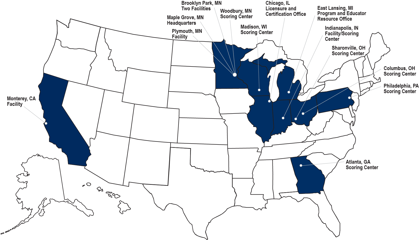 DRC Office Locations Map