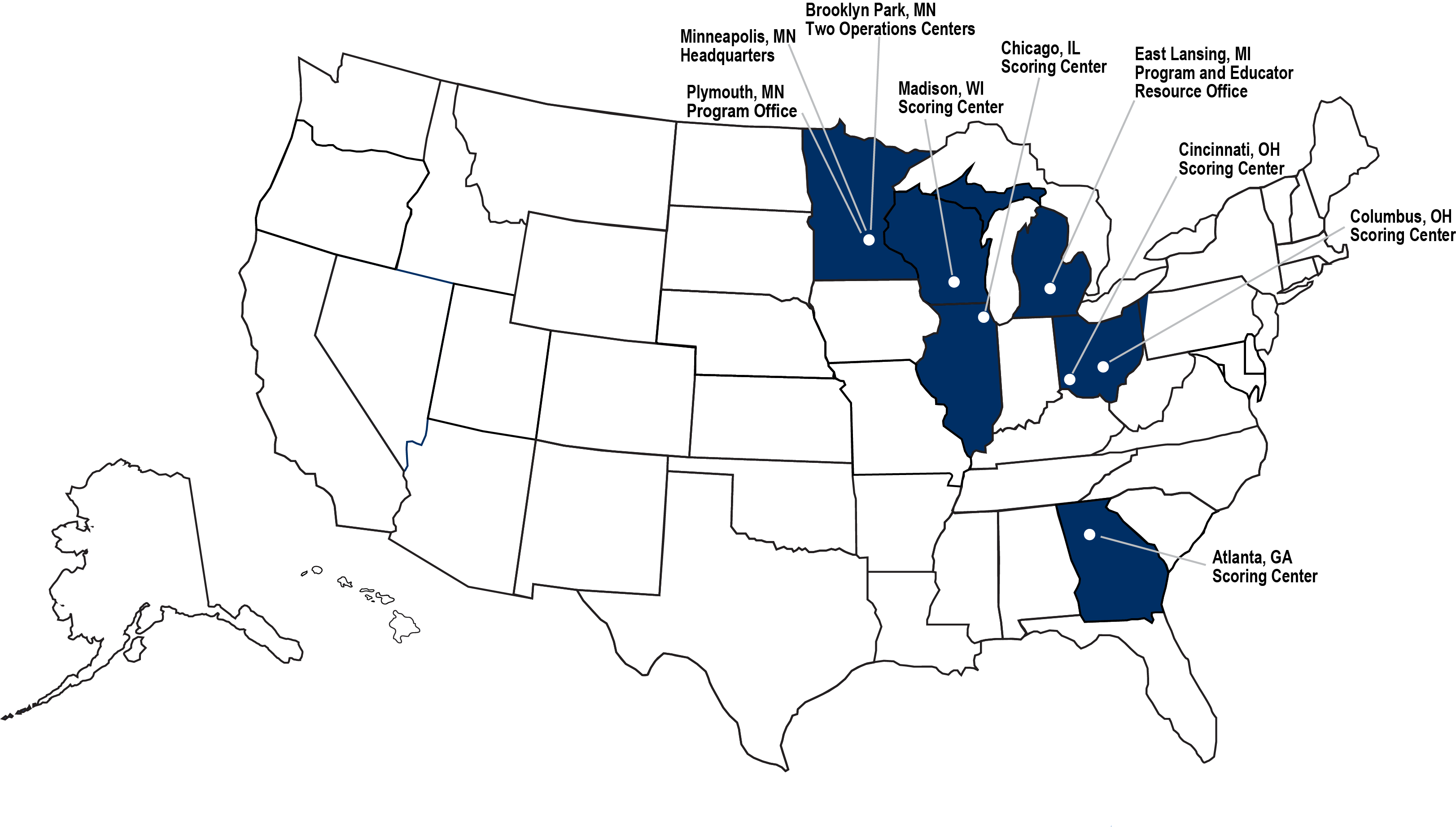 DRC Office Locations Map